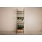 Modular metallic storage unit for 198 bottles - H220cm