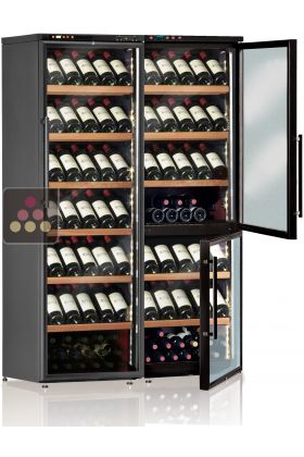 Combined 3 Single temperature wine service or storage cabinets