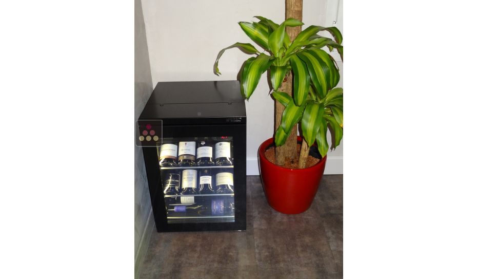 Single temperature wine storage or service cabinet