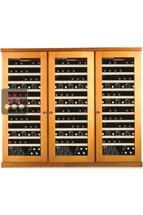Combined 3 Single temperature wine service & storage cabinets