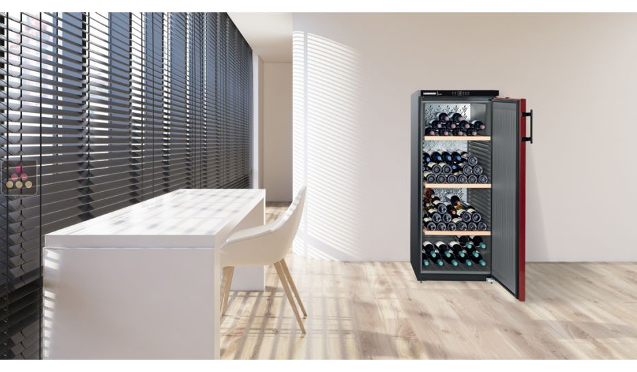 Single-temperature wine cabinet for ageing & storage