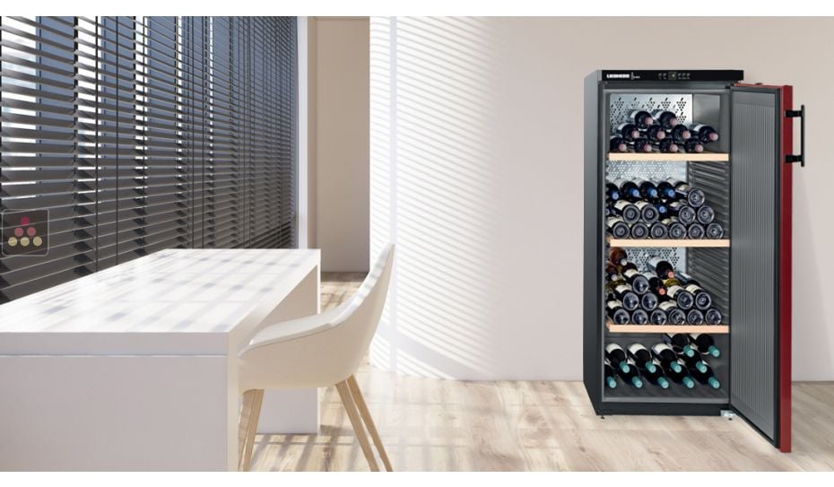 Single-temperature wine cabinet for ageing & storage