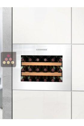 Single-temperature wine cabinet for storage or service - can be fitted