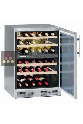 Wine cabinet for the storage and service of wine
