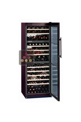 Wine cabinet for the storage and service of wine