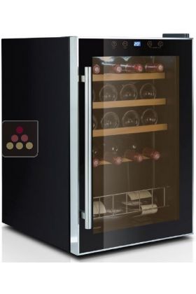 Single temperature wine service cabinet