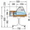 Refrigerated Counter Display Case for Cheese, Meats, delicatessen and fresh produce