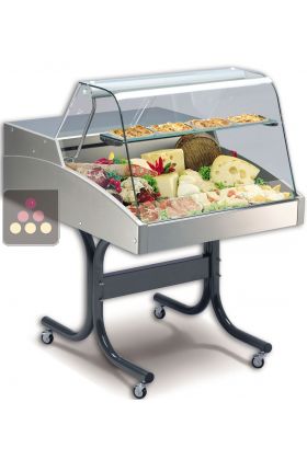 Refrigerated Counter Display Case for Cheese, Meats, delicatessen and fresh produce