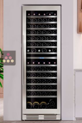 Dual temperature wine service and/or storage cabinet - Can be fitted