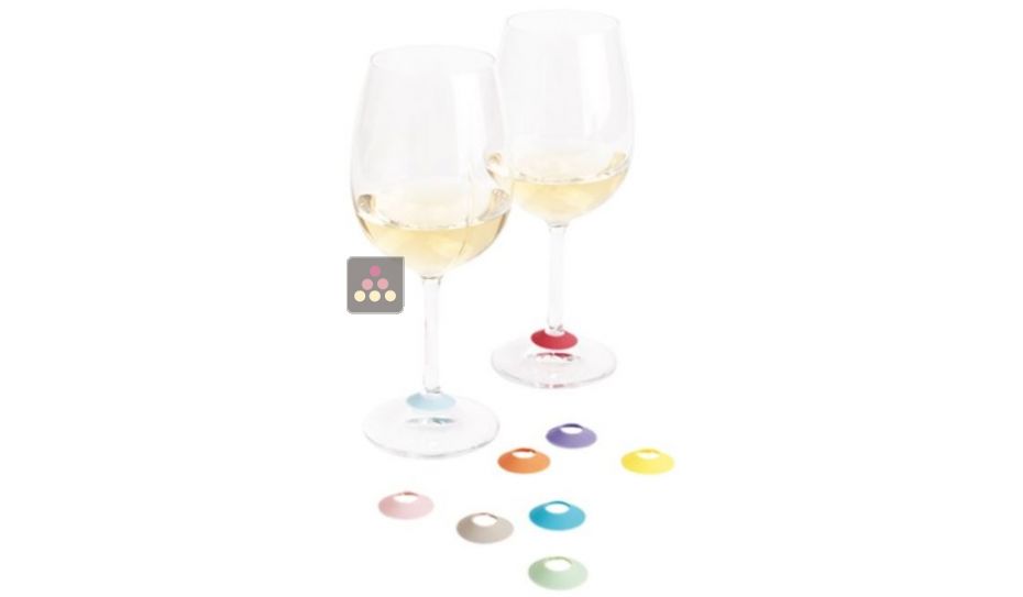 Chic Rainbow glass labels
