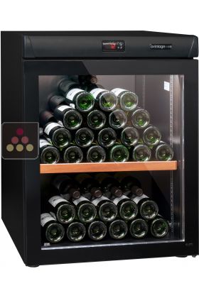 Single-temperature wine cabinet for ageing or service