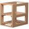 Wooden Storage unit for 2 wooden boxes