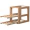 Wooden Storage unit for 2 wooden boxes