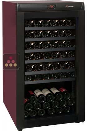 Single temperature wine ageing or service cabinet