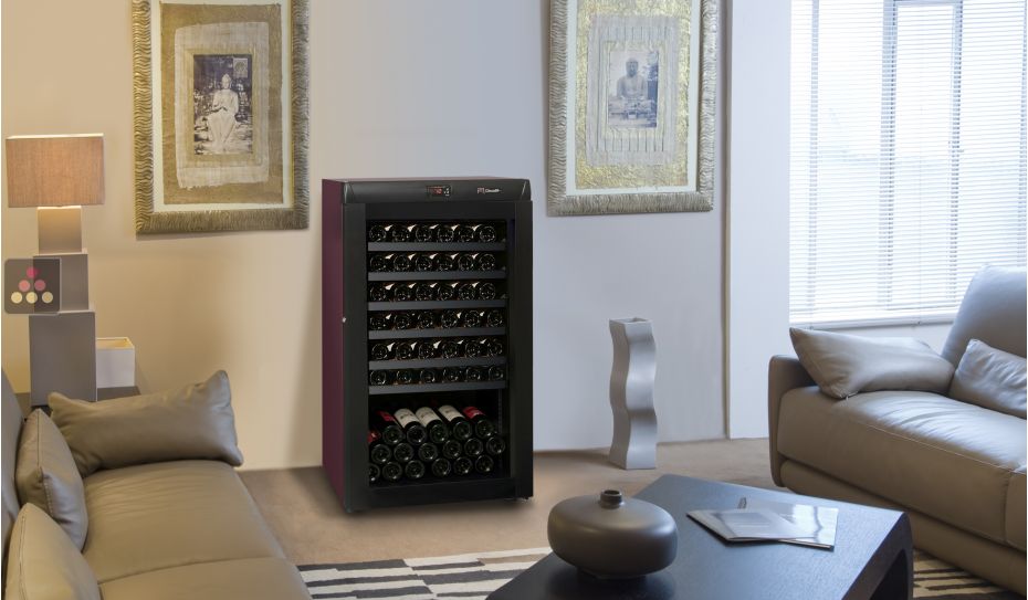 Single temperature wine ageing or service cabinet