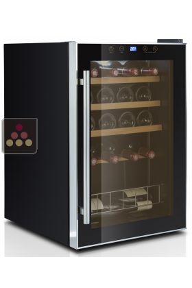 Single temperature wine service cabinet