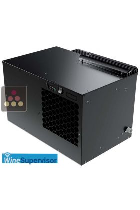 Monobloc air conditionner for display or cabinet - Cold production only - with condensates Evaporation tray -  Winesupervisor