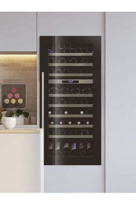 Dual temperature built in wine cabinet for service