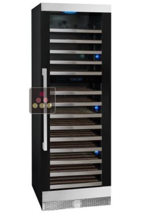 Dual temperature wine service cabinet