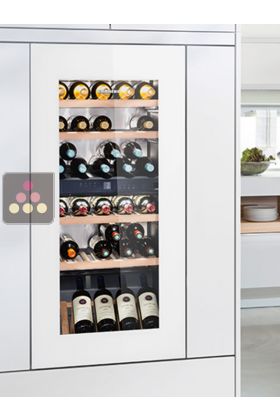 Multi-purpose wine cabinet for storage and service - can be fitted
