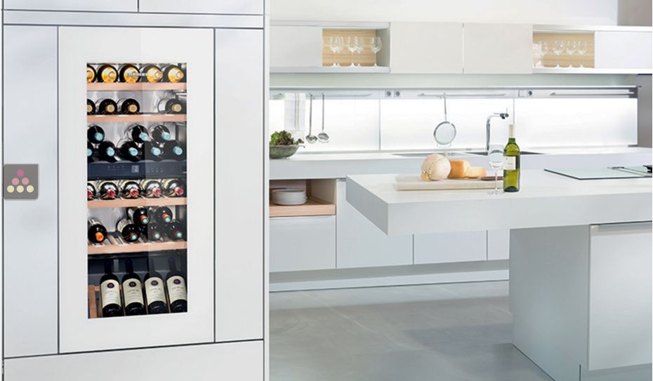 Multi-purpose wine cabinet for storage and service - can be fitted
