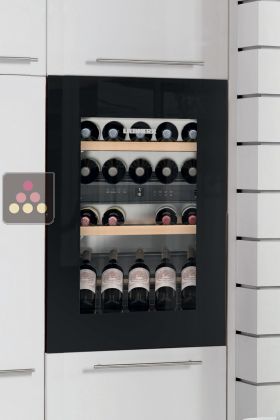 Multi-purpose wine cabinet for the storage and service of wine - can be fitted
