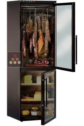 Combination of delicatessen & cheese cabinets for up to 100kg - Exhibition model - Left hinged
