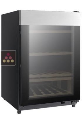 Single temperature wine service cabinet