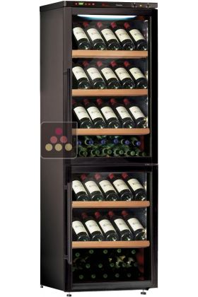 Combined 2 Single temperature wine storage or service cabinets