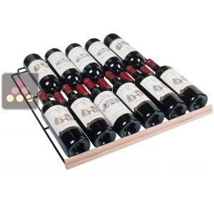 Steel wire storage shelf with wooden front for Climadiff Wine Cabinet CLIMADIFF