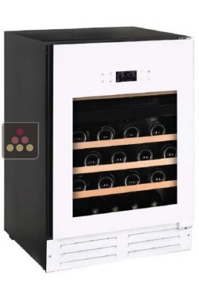 dual temperature built-in wine service cabinet