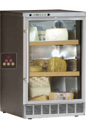 Single Temperature built-in Cheese cabinet with Stainless steel front