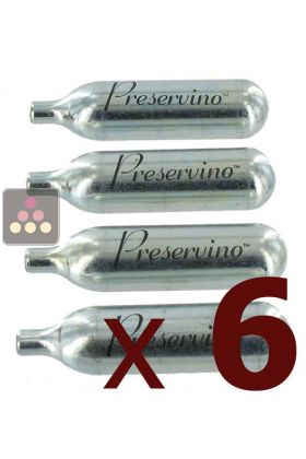 6 Sets of 4 inert gas cartridges
