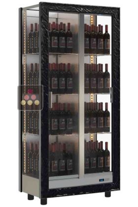 3-sided refrigerated display cabinet for wine storage or service