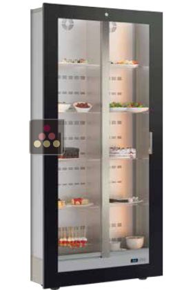 Professional built-in display cabinet for snacks and desserts presentation - 36cm deep