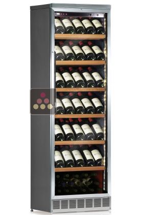 Multi-temperature built in wine service and storage cabinet