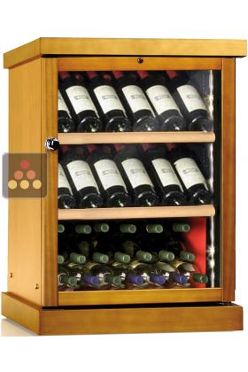 Single temperature wine storage or service cabinet