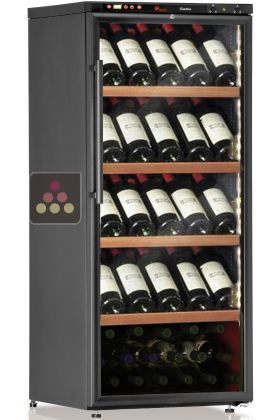 Multi temperature wine service and storage cabinet 