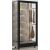 Refrigerated display cabinet for cheese and cured meat presentation - 3 glazed sides - Magnetic and interchangeable cover