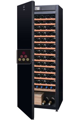 Single-temperature wine cabinet for ageing or service