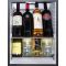 Silent mini-winebar for 8 bottles wirth colorless door