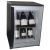Silent mini-winebar for 8 bottles wirth colorless door