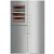 Combined wine cabinet, freezer, refrigerator & ice maker with biofresh area
