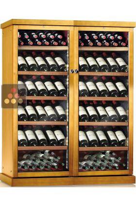 Combined 2 Single temperature wine service or storage cabinets