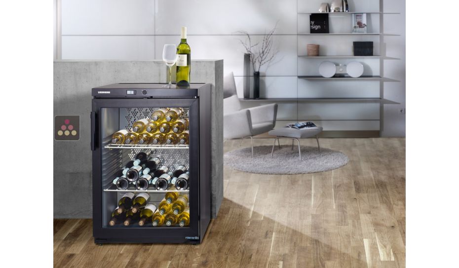 Single temperature wine storage or service cabinet 