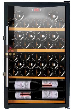 Single temperature wine service or storage cabinet