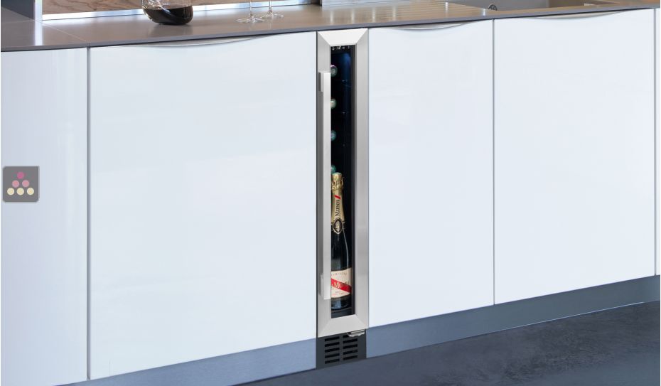 Single temperature built in wine service cabinet