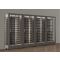 Combination of 4 professional multi-purpose wine display cabinet - 3 glazed sides - Magnetic and interchangeable cover - Lying bottles