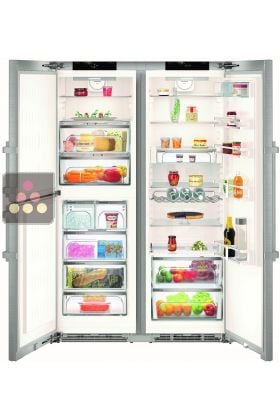 Combined fridge, freezer, ice maker & Biofresh zone