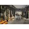 Wall Wine Rack in Clear Plexiglass for 21 Champagne horizontal bottles